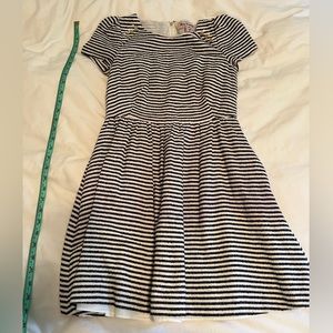 Juicy Couture Marino Wool Striped Skater Dress